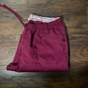 Dickies Women’s Burgundy Scrub Pants